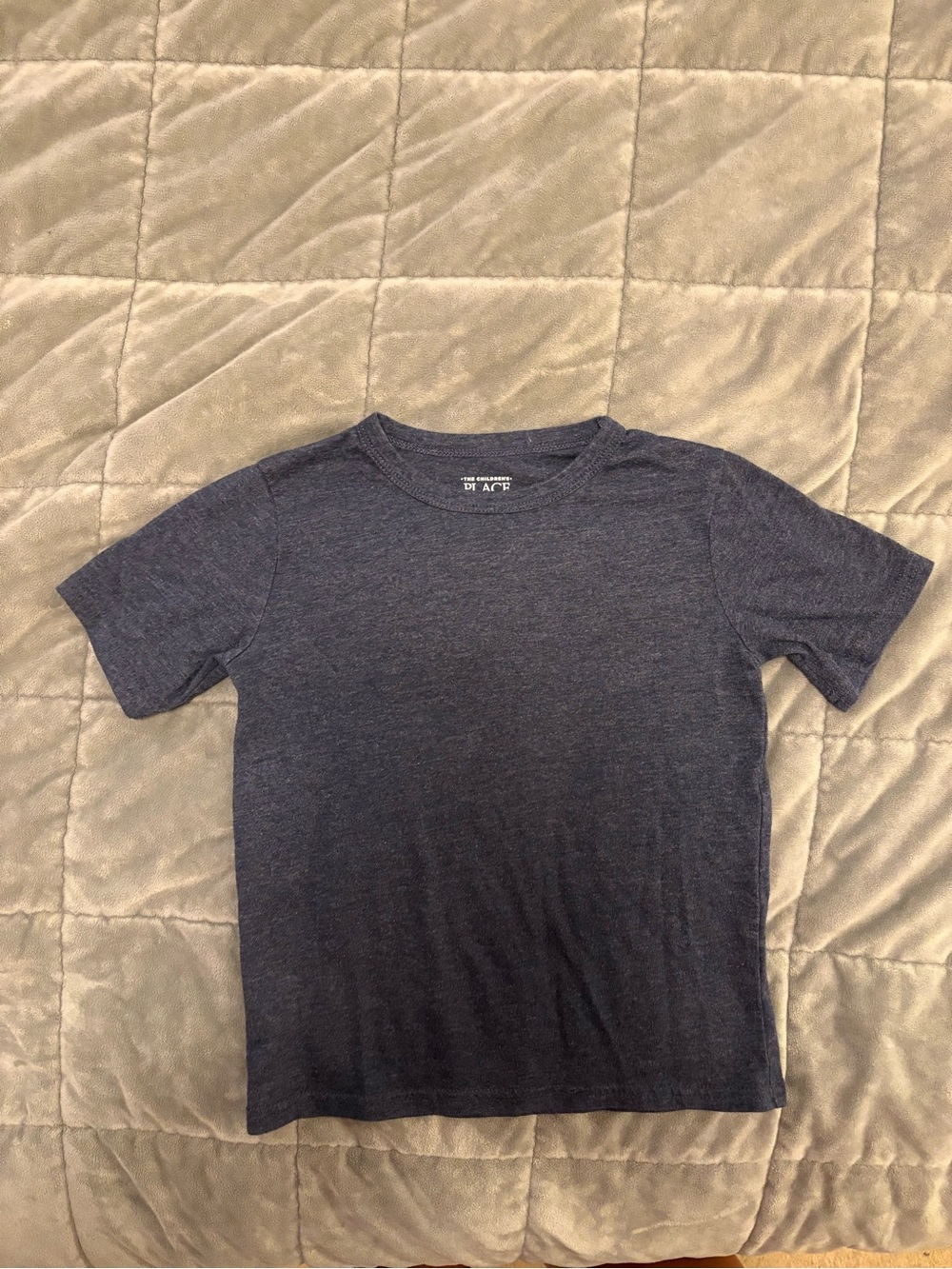 The Children's Place Heather Navy Short-Sleeve Tee